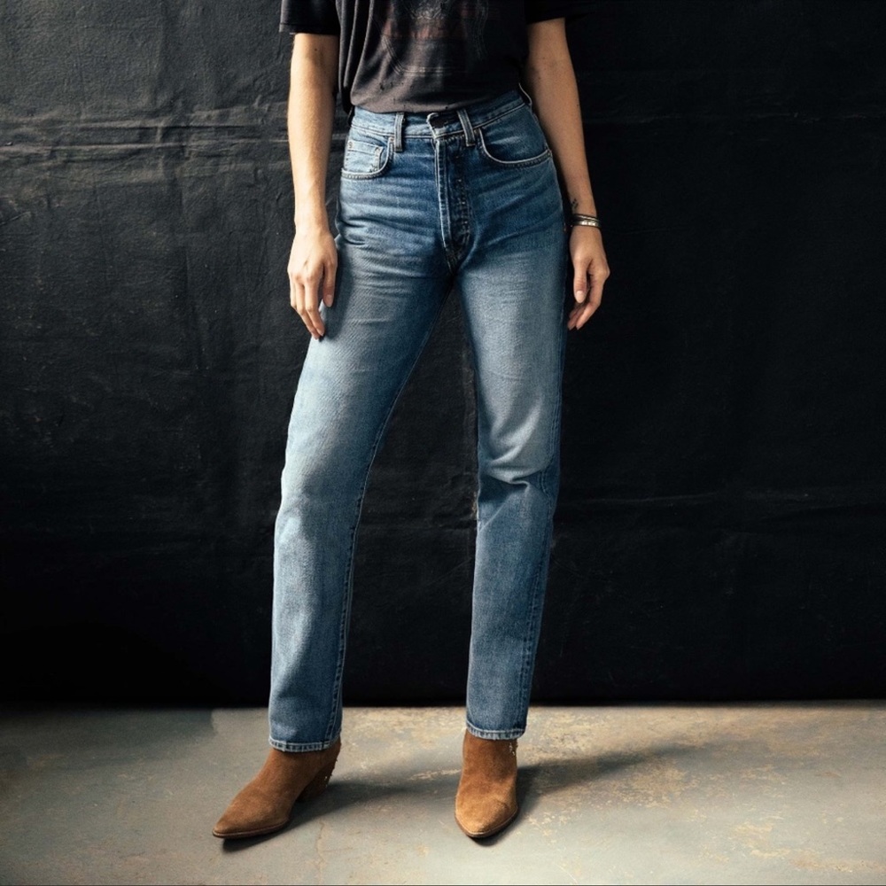 Imogene + Wille Harper Straight Leg Button Fly Jeans